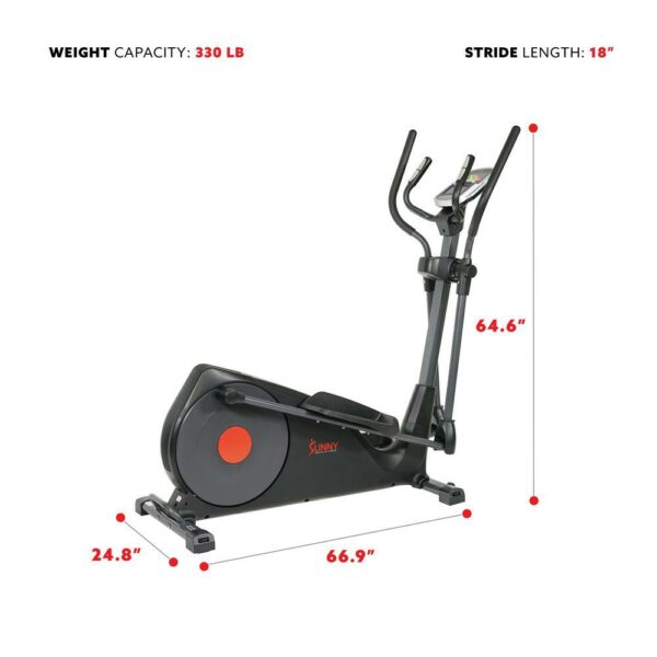 Sunny Health & Fitness Pre-Programmed Elliptical Trainer - SF-E320001 - Image 5